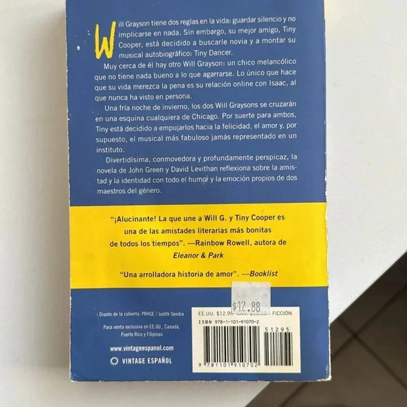 Will Grayson, Will Grayson - John Green & David Levithan (Edición en Español) - Picture 5 of 7